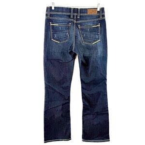 BKE Blue Mid-Rise Boot Cut Denim Jeans